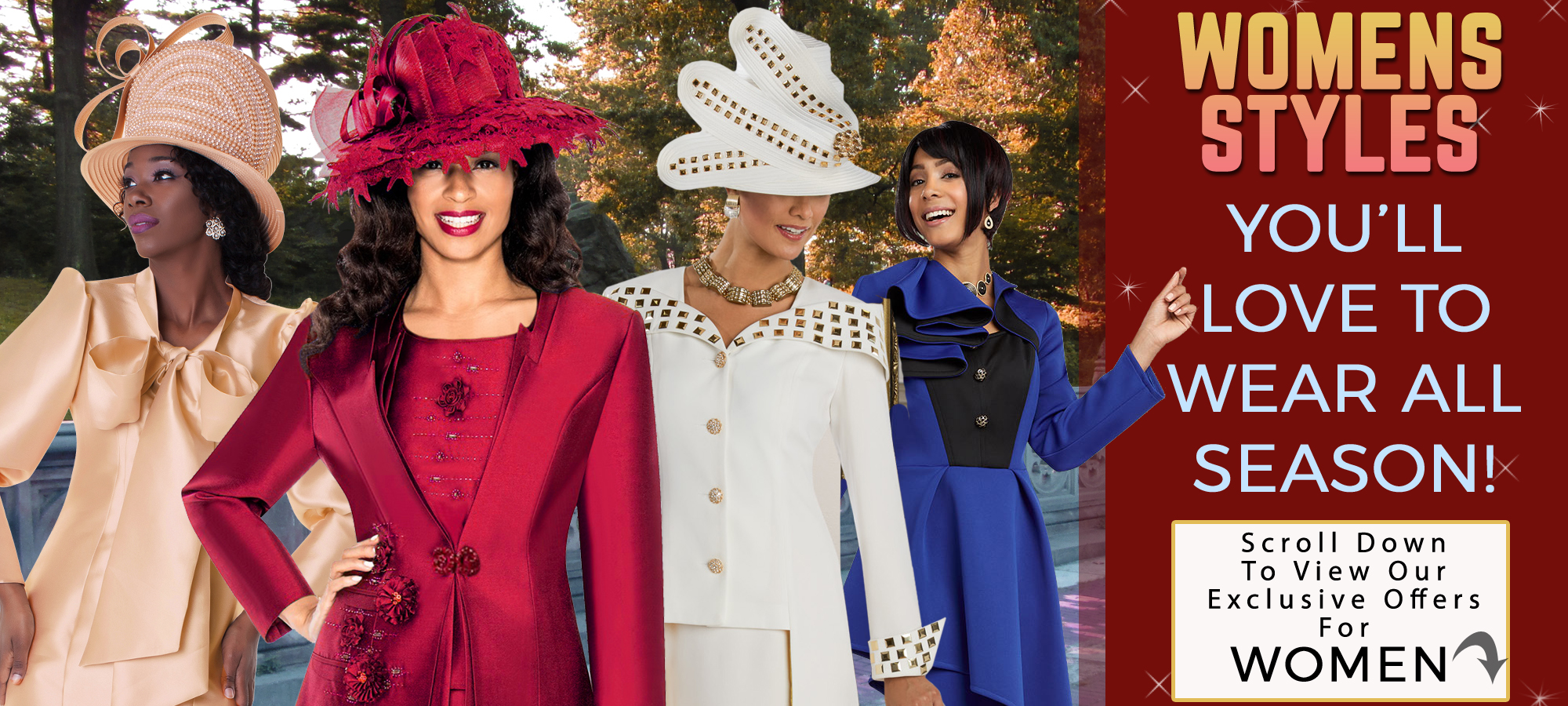 Womens Suits,Womens Dresses,Womens Hats,Plus Size Womens Suits